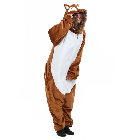 Snuggs Blanket Animal Onesie Fox